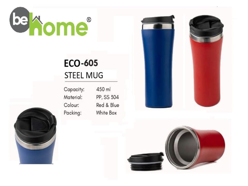 Behome Steel Mug Eco-605